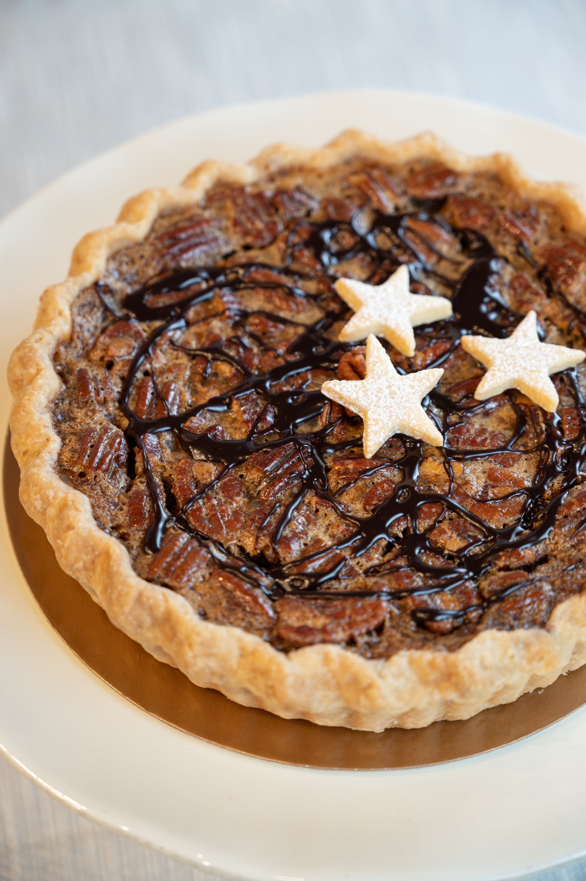 Chocolate Pecan Pie.