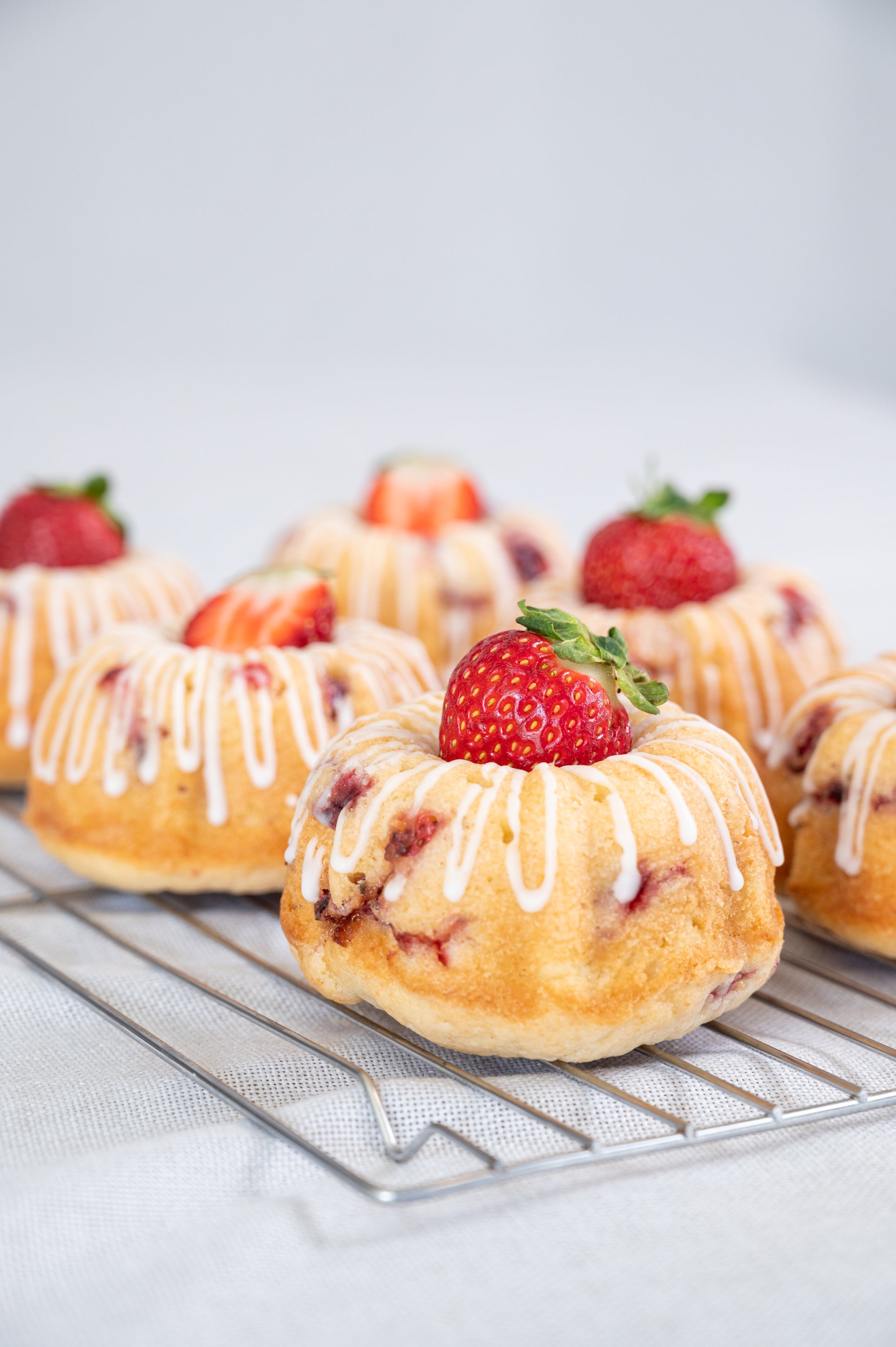 Strawberry Bundt Cake.