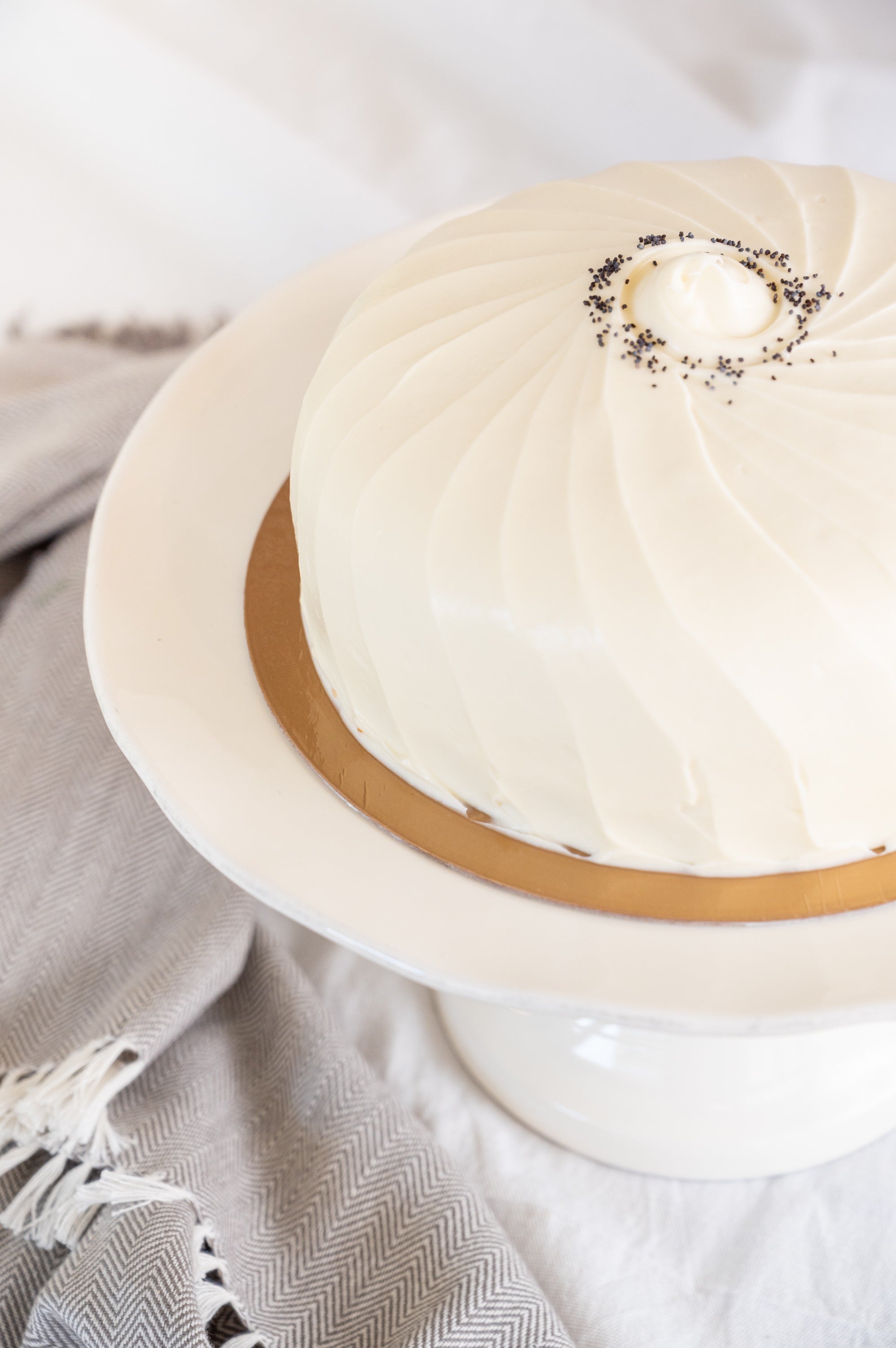 Lemon Poppyseed Cake.