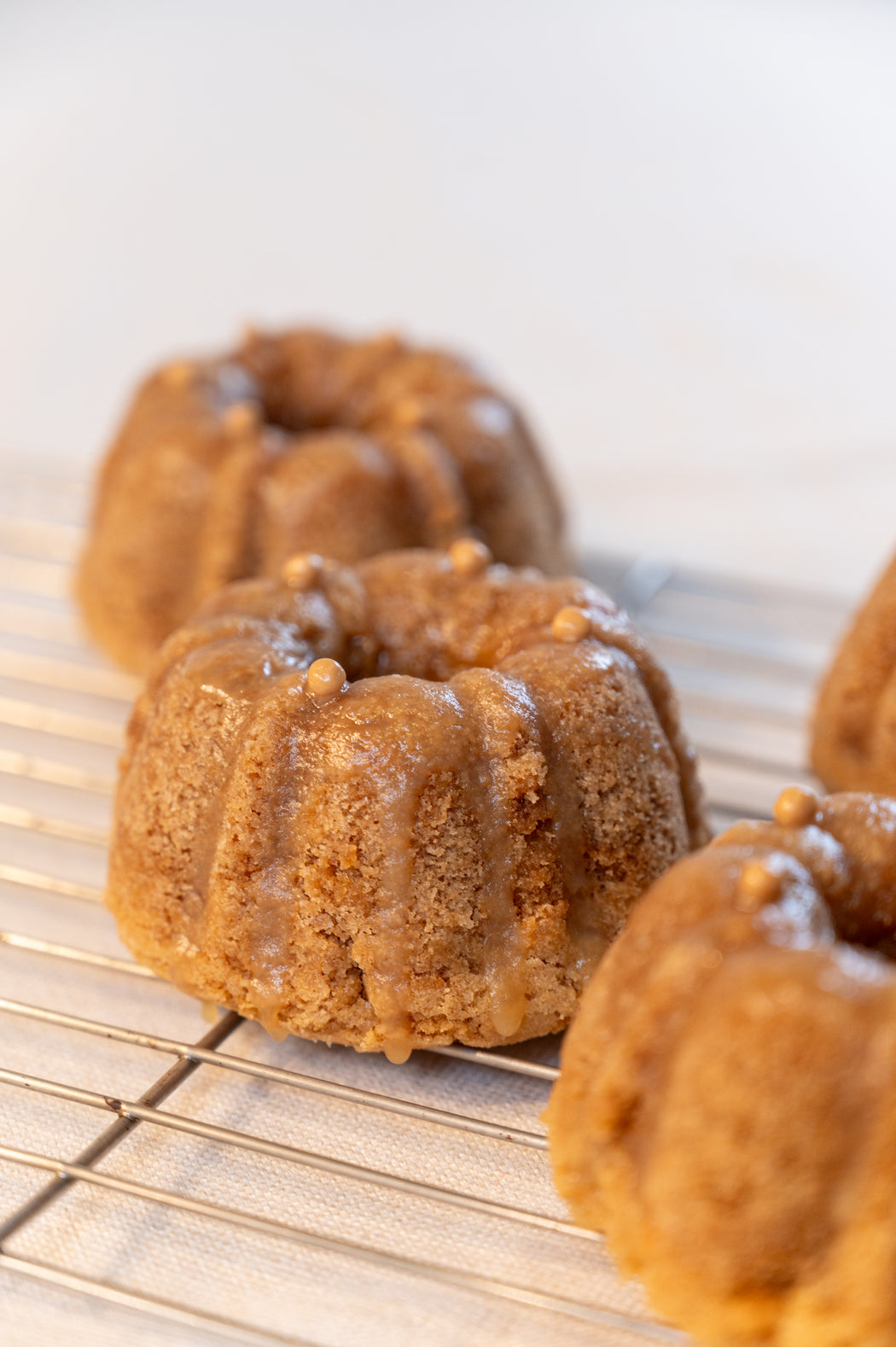 Apple Caramel Cakes.