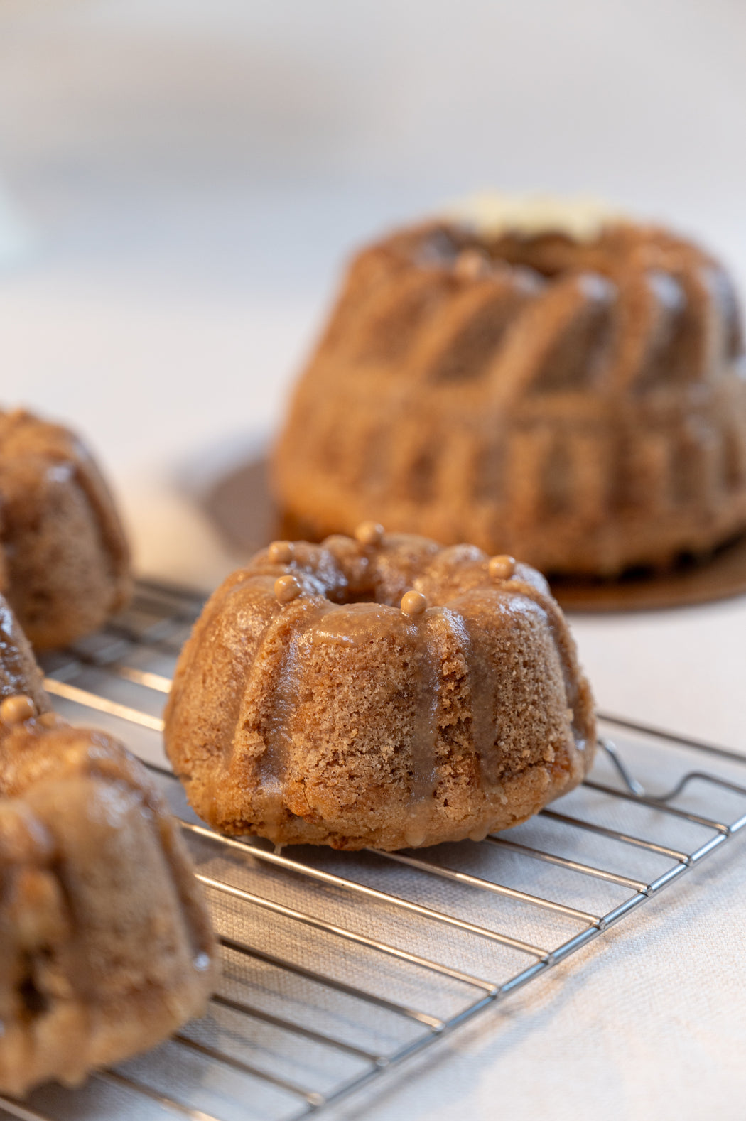 Apple Caramel Cakes.