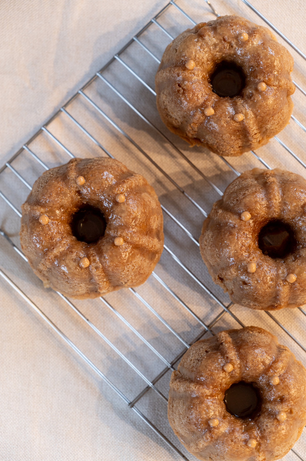 Apple Caramel Cakes.