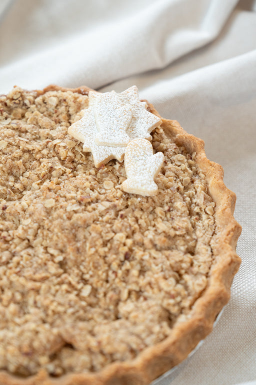 Apple Pecan Crisp Crumble Pie.