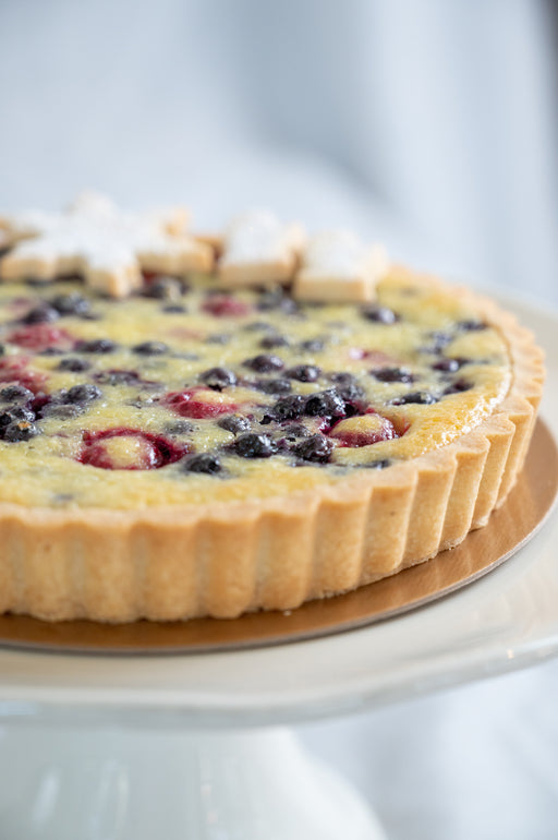 Blueberry Raspberry Sourcream Tart.