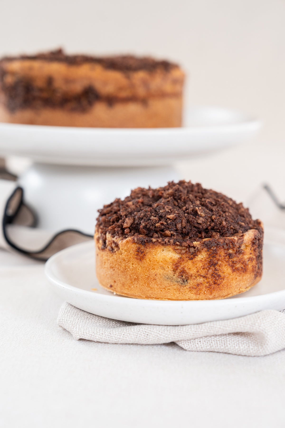Chocolate Pecan Streusel Coffee Cake.