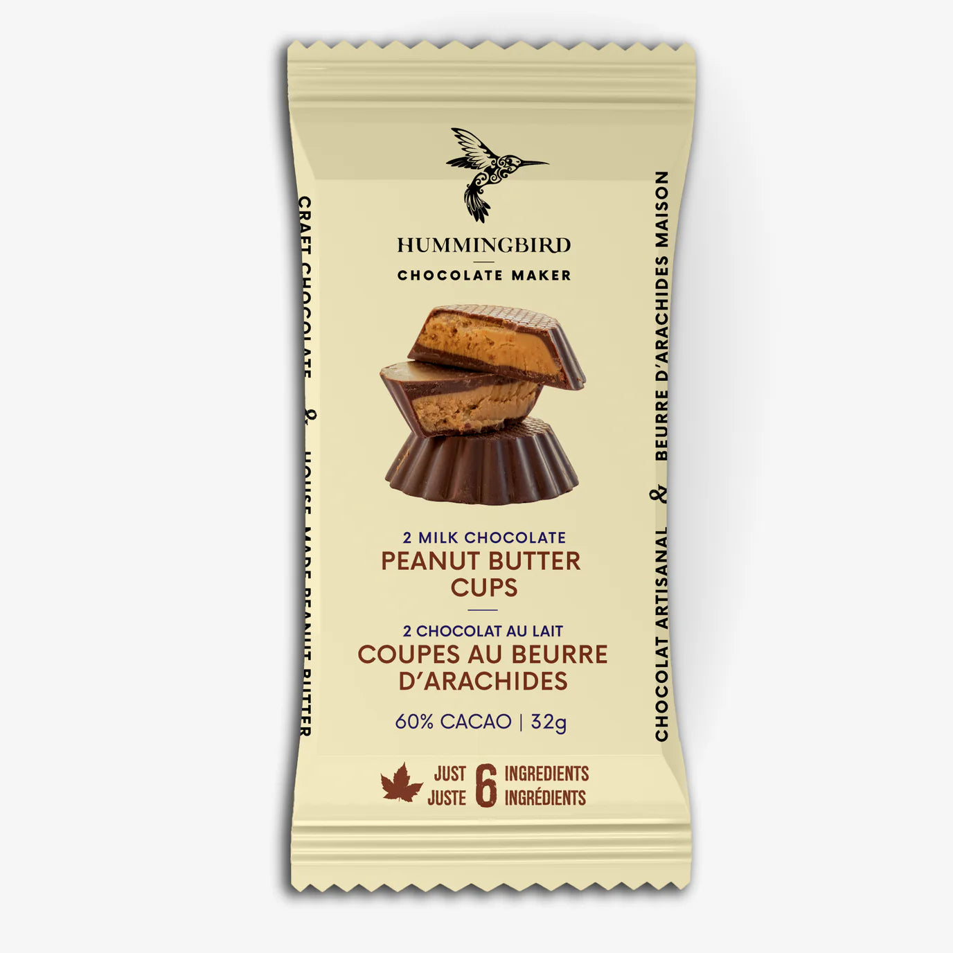 Hummingbird Chocolate Maker: Milk Chocolate Peanut Butter Cups.