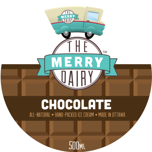 The Merry Dairy Chocolate Ice Cream.