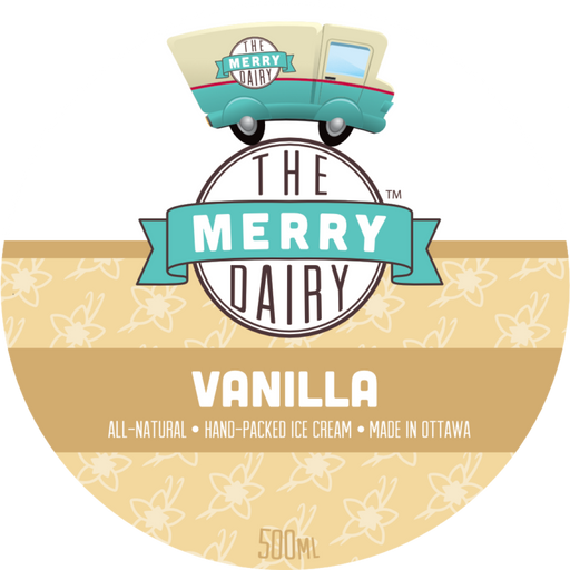 The Merry Dairy Vanilla Ice Cream.