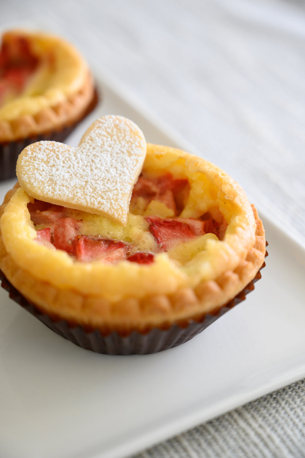 Strawberry Rhubarb Pies.