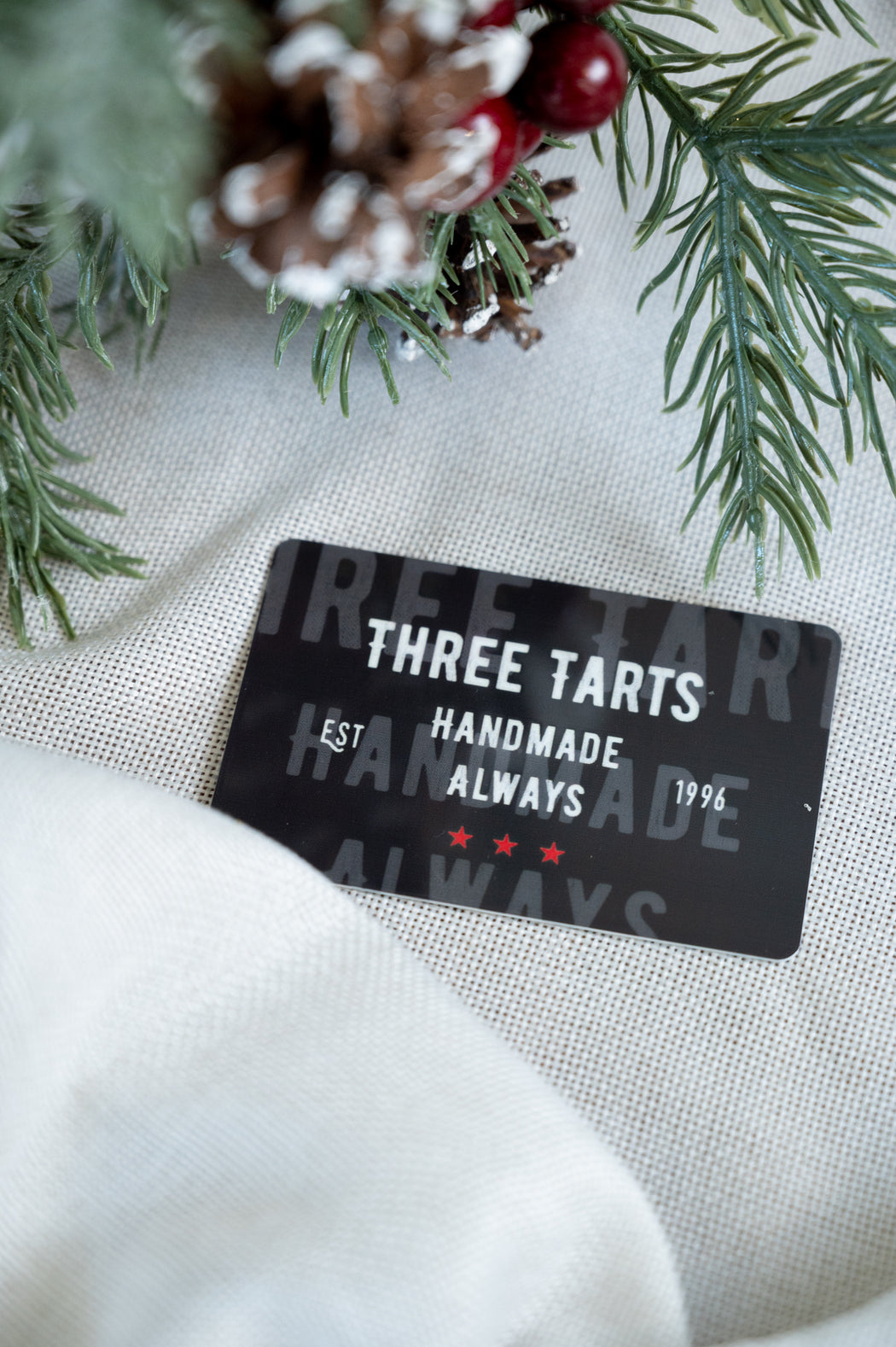 Three Tarts Gift Card.