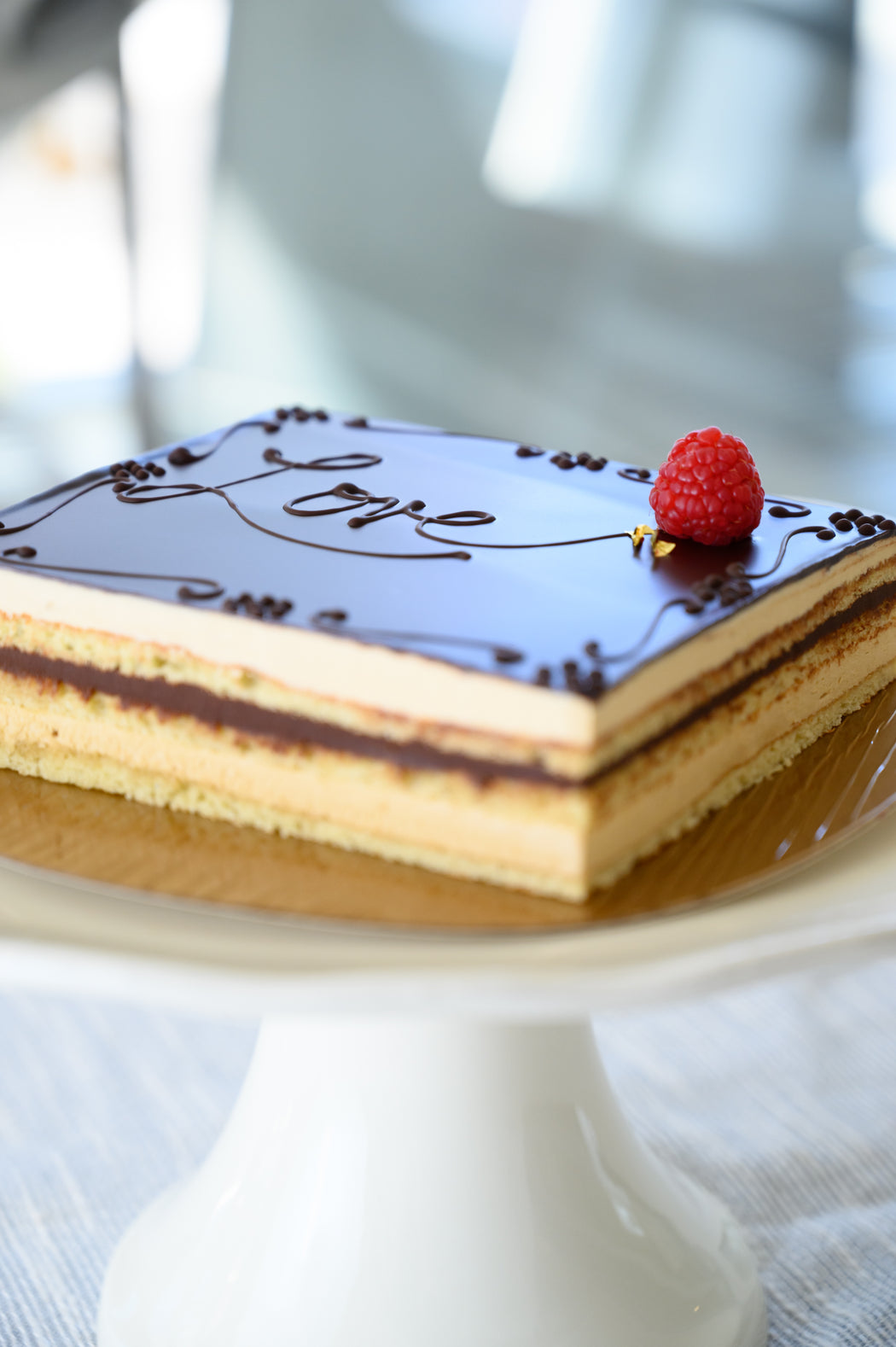 Valentine's Opera Cake.