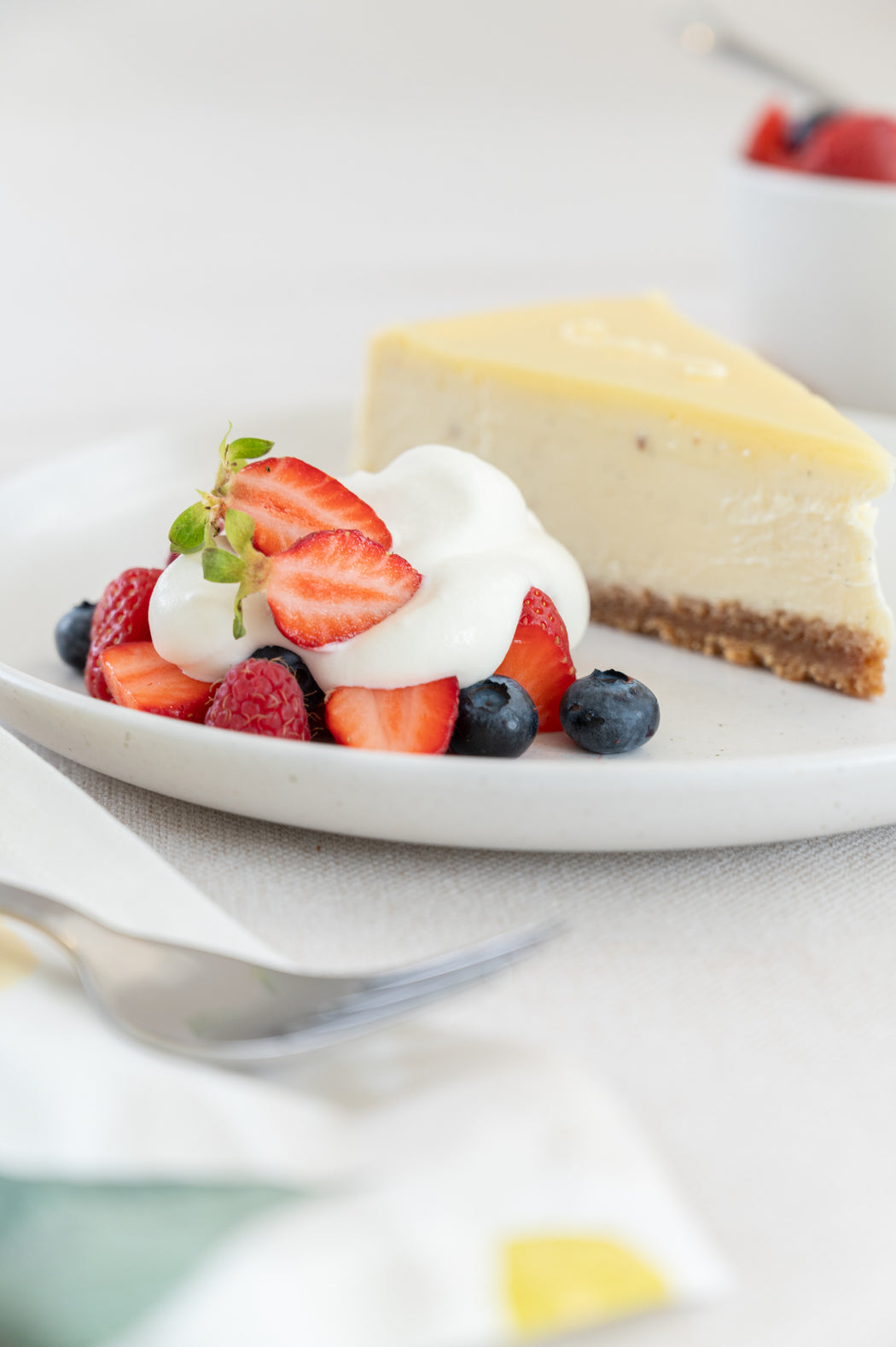 Vanilla Cheesecake.