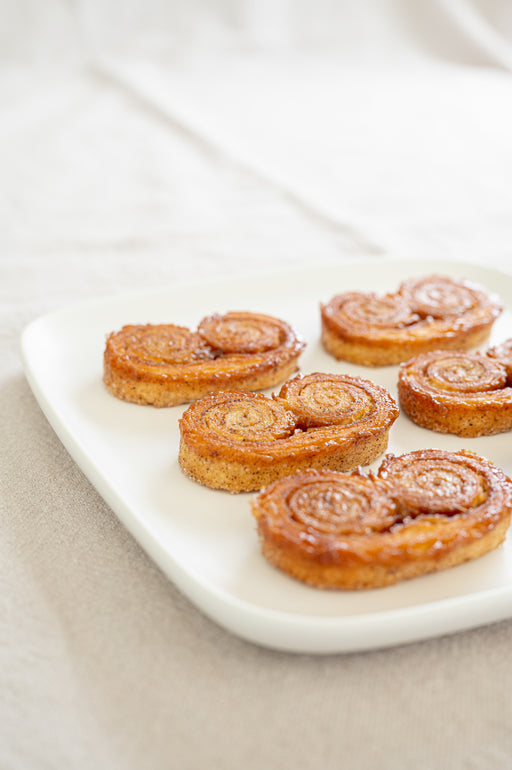 Caramelized Ginger-Spiced Palmiers.