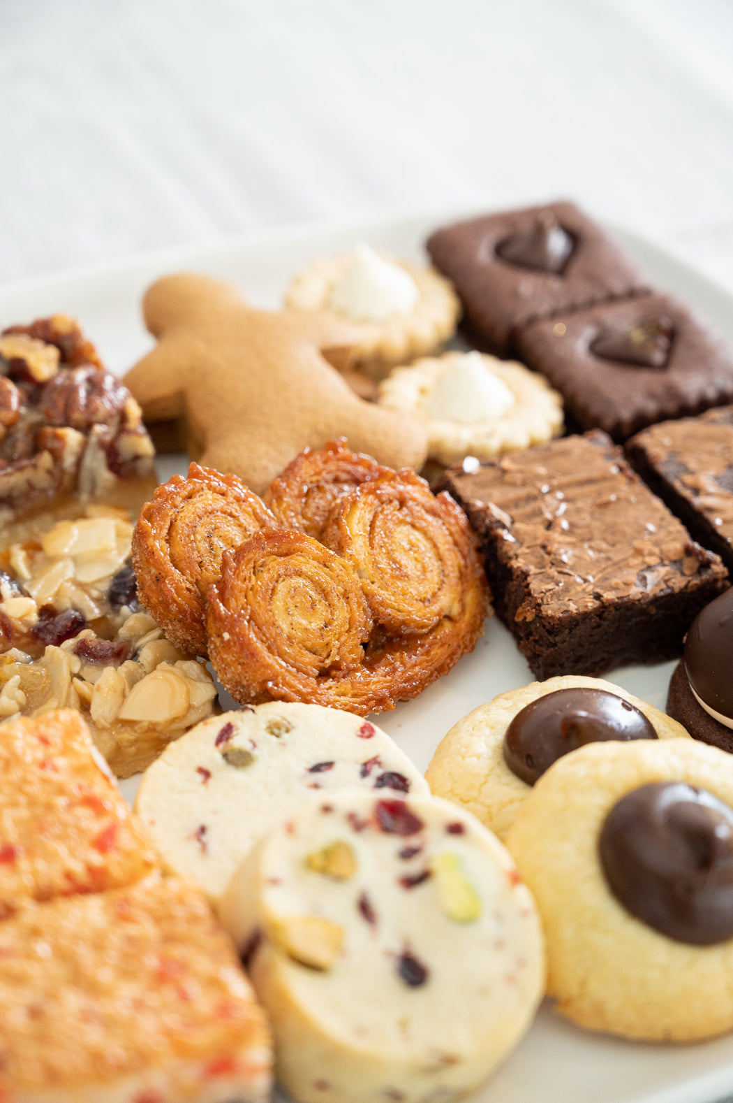 Festive Holiday Cookie Platter.