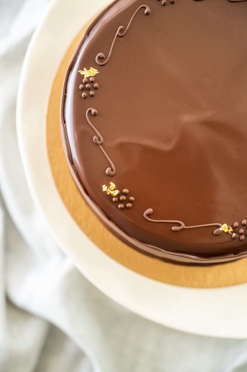 French Chocolate Mousse Cake.