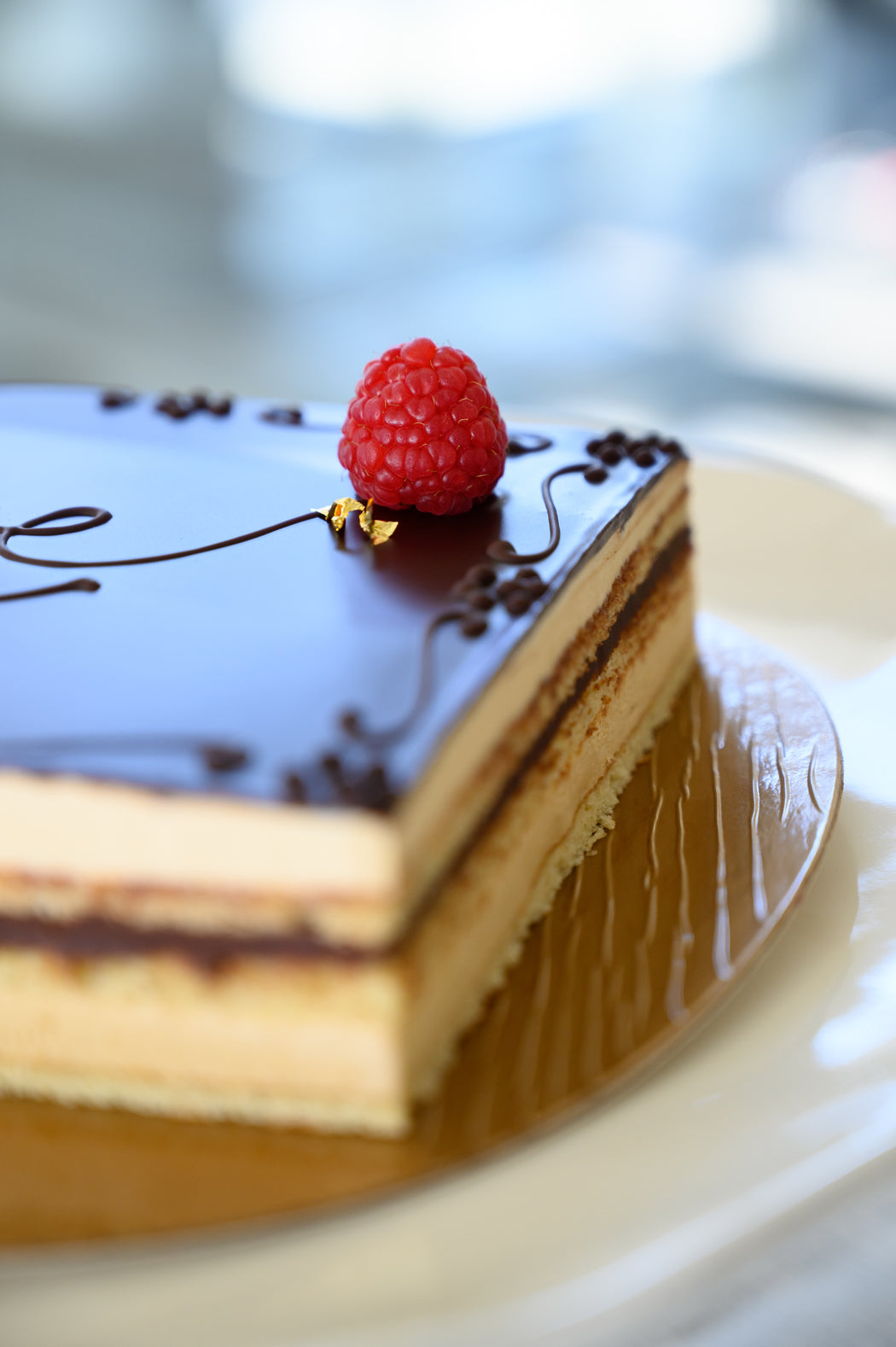 New Year's Eve Opera Cake.